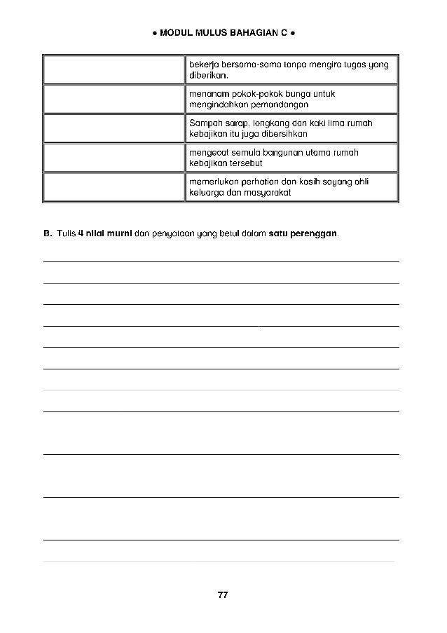 Modul mulus bahagian c sjk (modul murid)