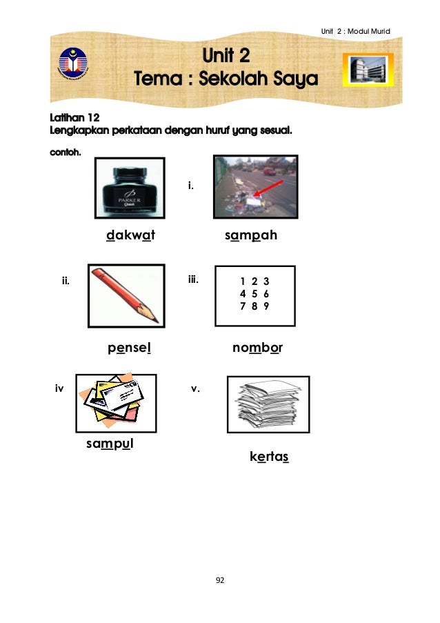 Modul murid unit 2 linus 11.8