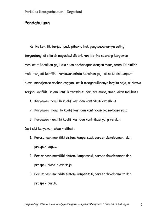 Modul Negosiasi Daniel Doni