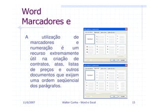 Modulo 4    Word E  Excel