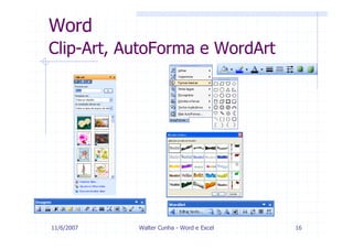 Modulo 4    Word E  Excel