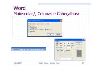 Modulo 4    Word E  Excel