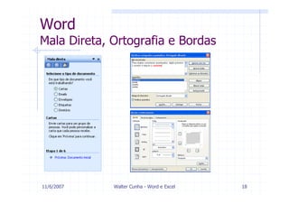 Modulo 4    Word E  Excel