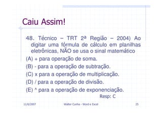 Modulo 4    Word E  Excel