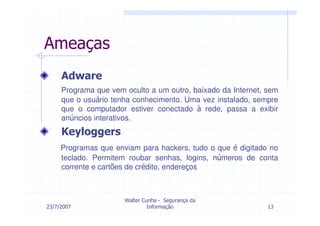 Modulo 7     Seguranca ( Incompleta)