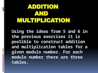 Modulo-Art-Concept Presentation, Mathematics | PPTX