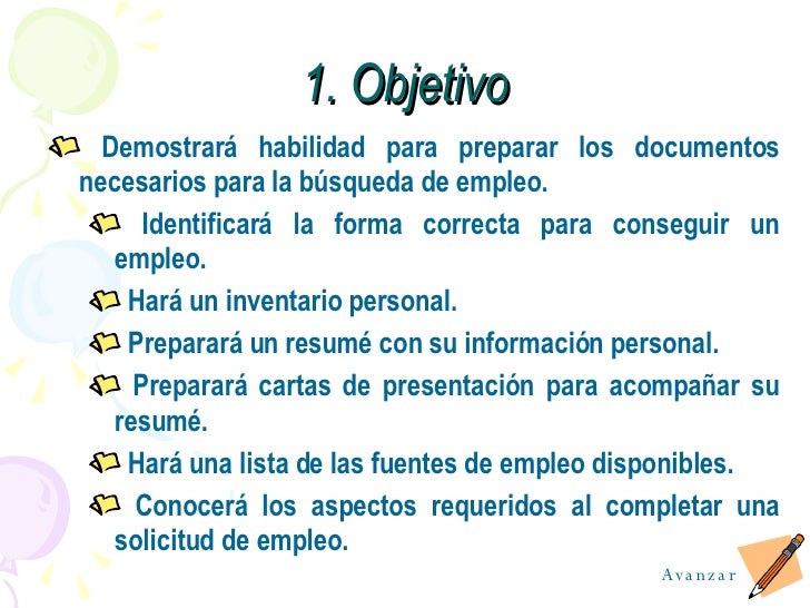 Resume trabajo