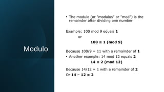 MODULO-OPERATIONS.pptx in mathematics mmw | PPTX