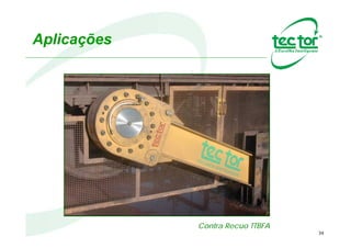 34
DIFERENÇASEntre as formas construtivas
Relação Custo Benefício
Contra Recuo para eixo
de baixa rotação
Contra Recuo para
eixo de alta rotação
Maior Custo de Aquisição.
Requer lubrificação.
Mais pesado.
Maior Segurança
Menor Custo de Aquisição.
Isento de lubrificação.
Menos pesado.
Menor Segurança.
ROLO RAMPA SPRAG
 