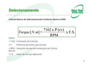 52
Cálculo - Contra Recuo
 