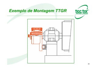 68
Montagem
Gravação do
Sentido de
Giro Livre
Gravação do
Sentido de
Giro Livre
Antes de montar o Contra Recuo ou Backstop no eixo do
equipamento, certifique-se que o sentido de giro livre deste, está no
mesmo sentido de rotação do eixo de trabalho do equipamento.
 