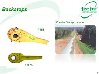 11
Backstops
Correias Transportadoras
TTBS
TTBFA
 
