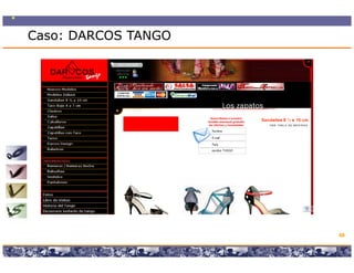 Caso: DARCOS TANGO




                                                                               48

          Copyright © 2008 Marcos Pueyrredon <mpueyrredon@consultagroup.com>
 
