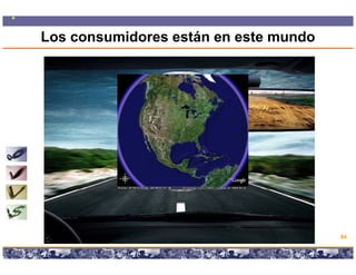 Los consumidores están en este mundo




                                                                              84

         Copyright © 2008 Marcos Pueyrredon <mpueyrredon@consultagroup.com>
 