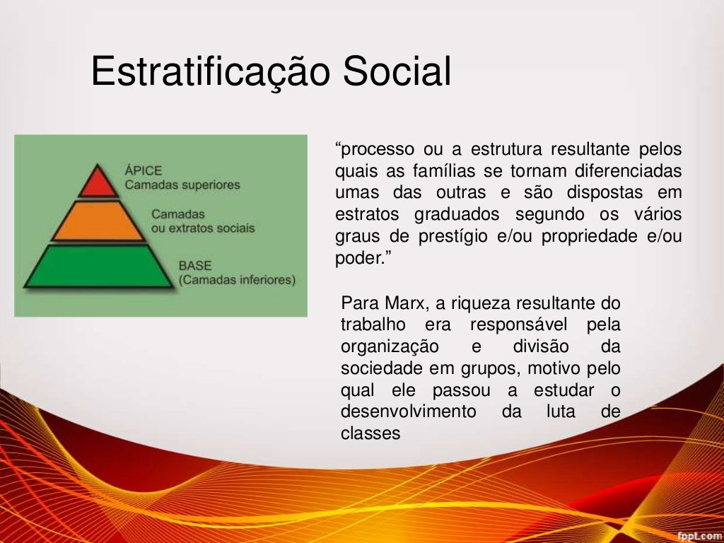 Estrutura e Estratificação Social