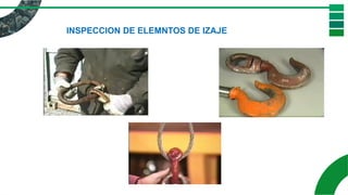 INSPECCION DE ELEMNTOS DE IZAJE
 