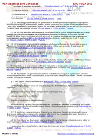  direito para o concurso CFOBA