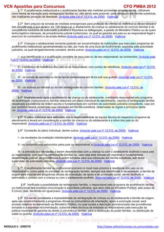  direito para o concurso CFOBA