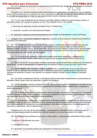  direito para o concurso CFOBA