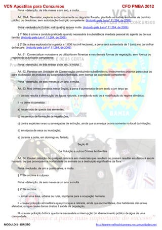  direito para o concurso CFOBA