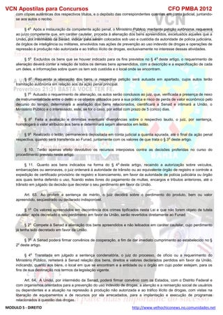  direito para o concurso CFOBA