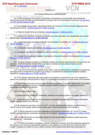  direito para o concurso CFOBA