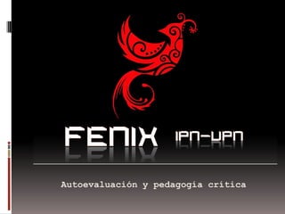 fenix ipn-upn Autoevaluación y pedagogía crítica 