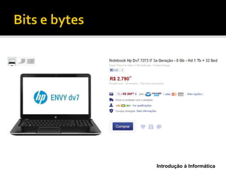 Introdução à Informática
 