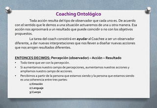 Introducción al Coaching Ontológico