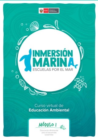 Educación Ambiental
Curso virtual de
MARIN
ESCUELAS POR EL MAR
INMERSIÓN
MÓDULO I
Educación Ambiental
para el desarrollo
sostenible
 