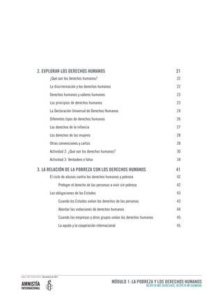 Modulo 1 la pobreza y los derechos humanos (1) | PDF