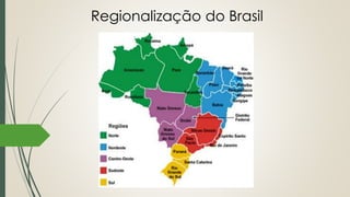 Regionalização do Brasil
 
