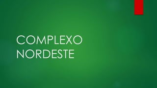COMPLEXO
NORDESTE
 