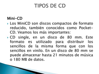 PERIFERICOS DE ALMACENAMIENTO Se encargan de guardar y salvar los datos de los que hace uso la CPU