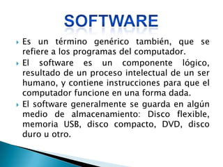 Su función es permitir o facilitar la interacción entre dos o más computadoras, o entre una computadora y otro periférico externo a la computadora. Entre ellos se encuentran los siguientes:PERIFÉRICOS DE COMUNICACIÓN