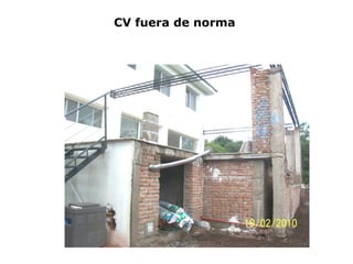 CV fuera de norma
 