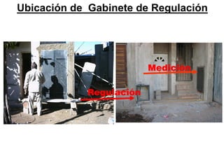 Ubicación de Gabinete de Regulación
Regulación
Medición
 