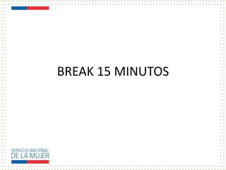 BREAK 15 MINUTOS
 
