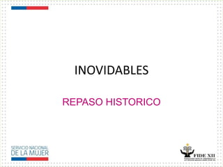 INOVIDABLES
REPASO HISTORICO
 