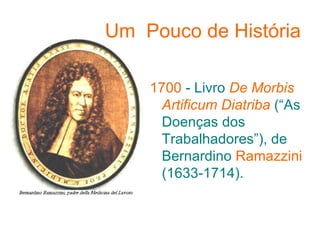 Aula - Doenças Ocupacionais (Introdução)