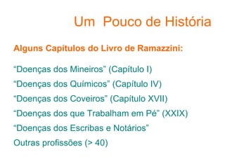 Aula - Doenças Ocupacionais (Introdução)