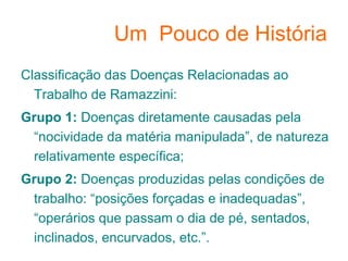 Aula - Doenças Ocupacionais (Introdução)