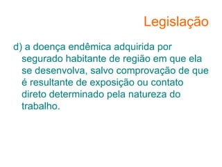 Aula - Doenças Ocupacionais (Introdução)