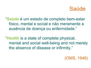 Aula - Doenças Ocupacionais (Introdução)