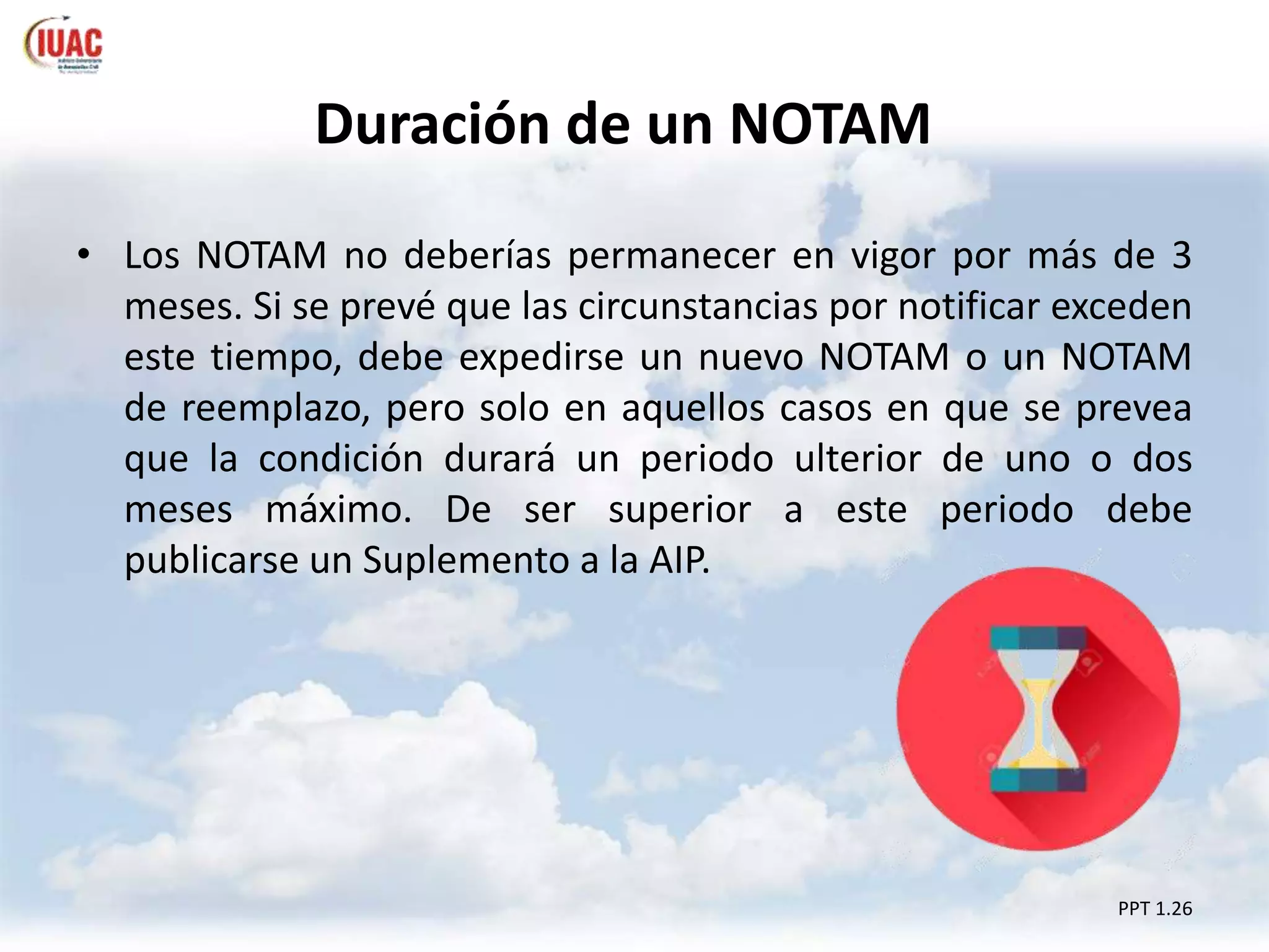 Notam Sign Origen del NOTAM | PPTX