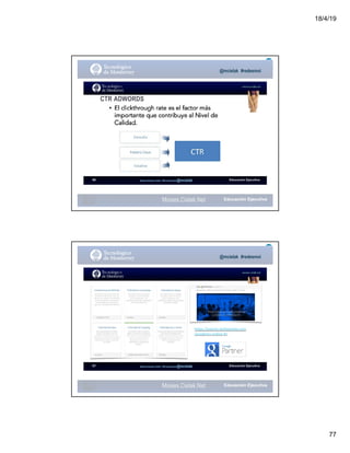 18/4/19
77
Moises.Cielak.Net
Educación EjecutivaModulo Moises Cielak PBS Guatemala@mcielak
@mcielak #redesmoi
moises.cielak.net
66
CTR ADWORDS
Moises.Cielak.Net
Educación EjecutivaModulo Moises Cielak PBS Guatemala@mcielak
@mcielak #redesmoi
moises.cielak.net
67
https://events.withgoogle.com
/academy-online-9/
 