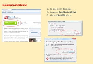 Instalación del Xmind
3. Le das clic en descargar.
4. Luego en GUARDARARCHIVO
5. Clic en EJECUTARy listo.
 
