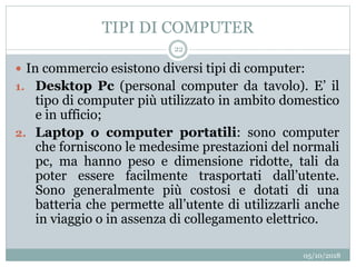 Dimensione Computer Modulo 1 struttura del computer | PPSX