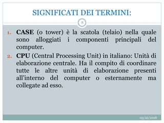 Modulo 1 struttura del computer | PPSX
