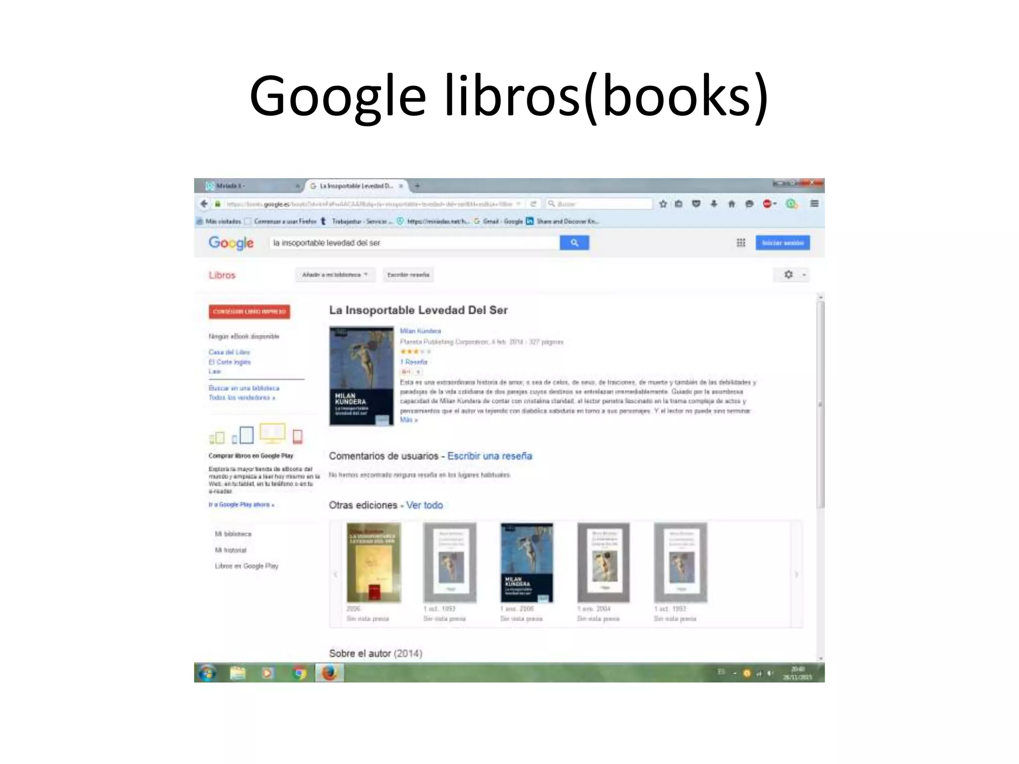 Google libros(books)
 